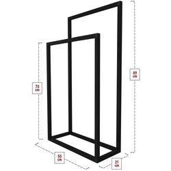 Держатель для полотенец Bofigo Towel Drying Rack (Black) Thumb