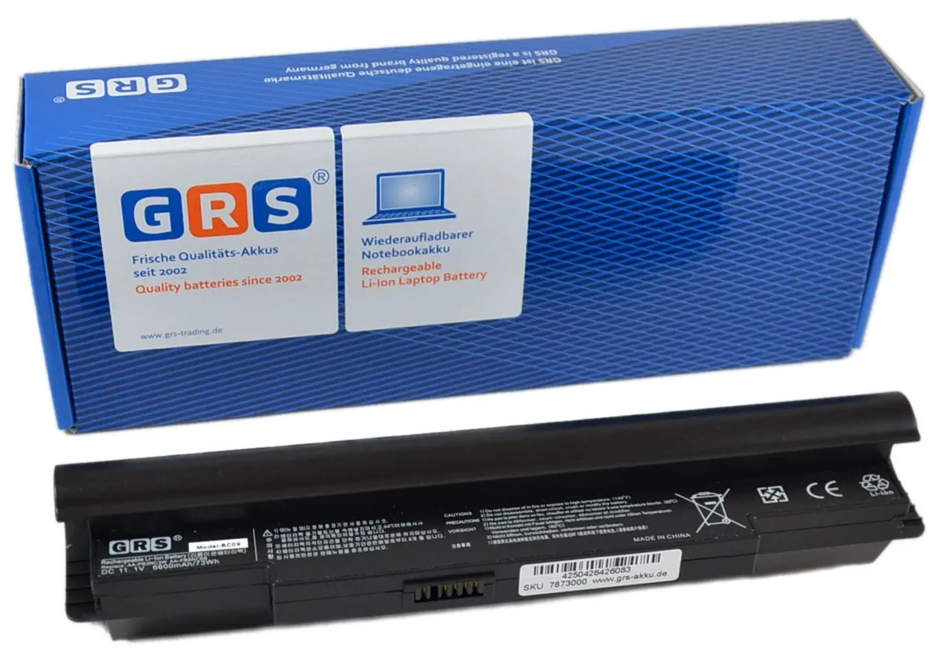 Аккумулятор для ноутбука GRS 7873000 11.1V for Samsung (6600mAh/73Wh)