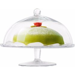 Platou pentru desert cu capac Ikea Arv Brollop 29cm (Transparent) Thumb