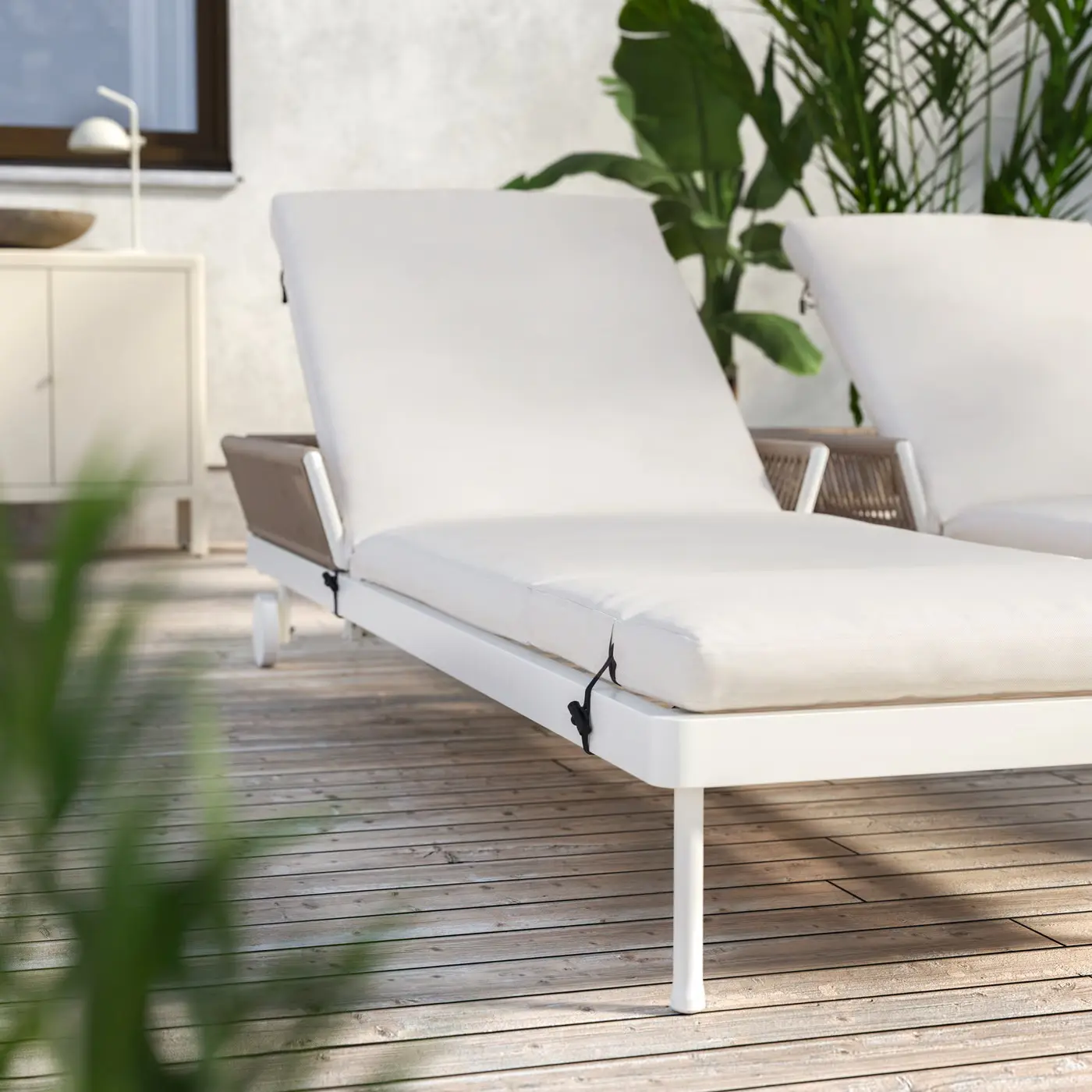 Чехол для матраса шезлонга Ikea Froson 190x60cm (Бежевый) - 3