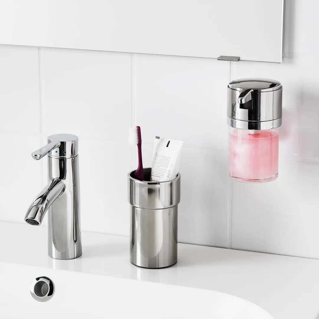 Suport dozator săpun Ikea Kalkgrund 8x10 (Cromat)