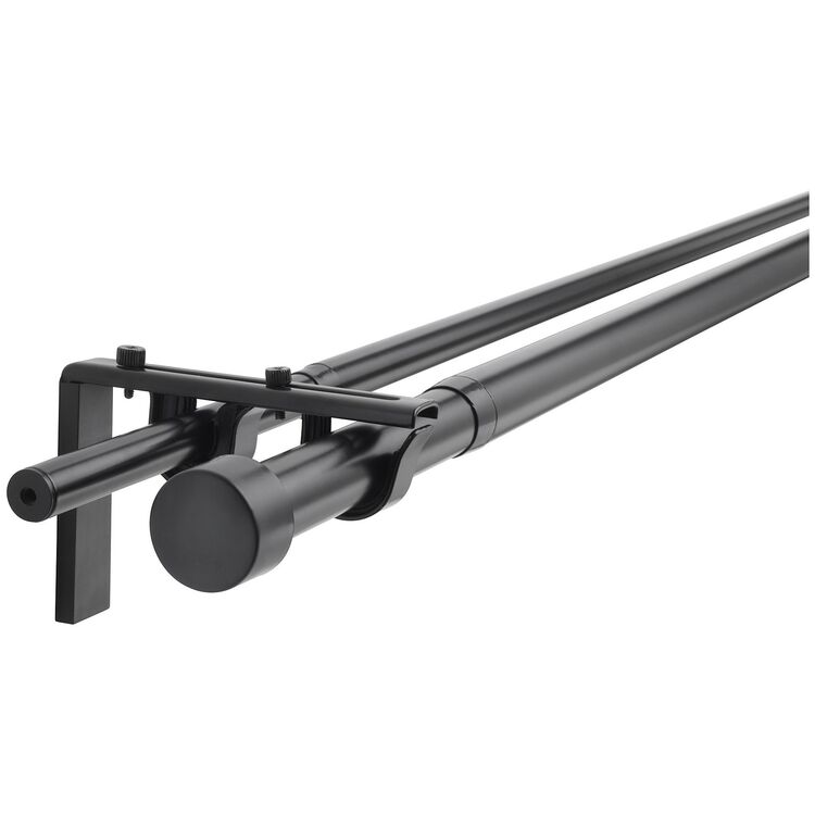 Карниз для штор Ikea Racka/Hugad (Черный)