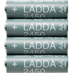 Set baterii reincarcabile Ikea Ladda HR06 AA 1.2V 2450 mAh