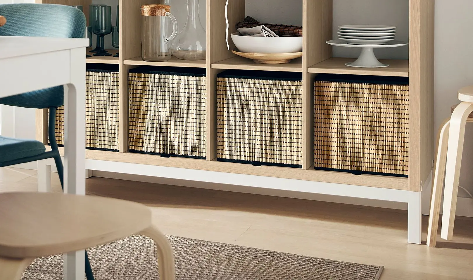 Основание под стеллаж Ikea Kallax 146x39x18 (Белый) - 4