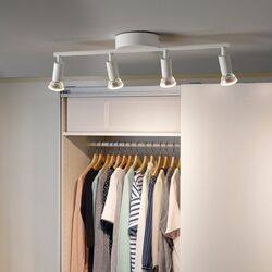 Plafoniera Ikea Krusnate 4-brate (Alb) Thumb