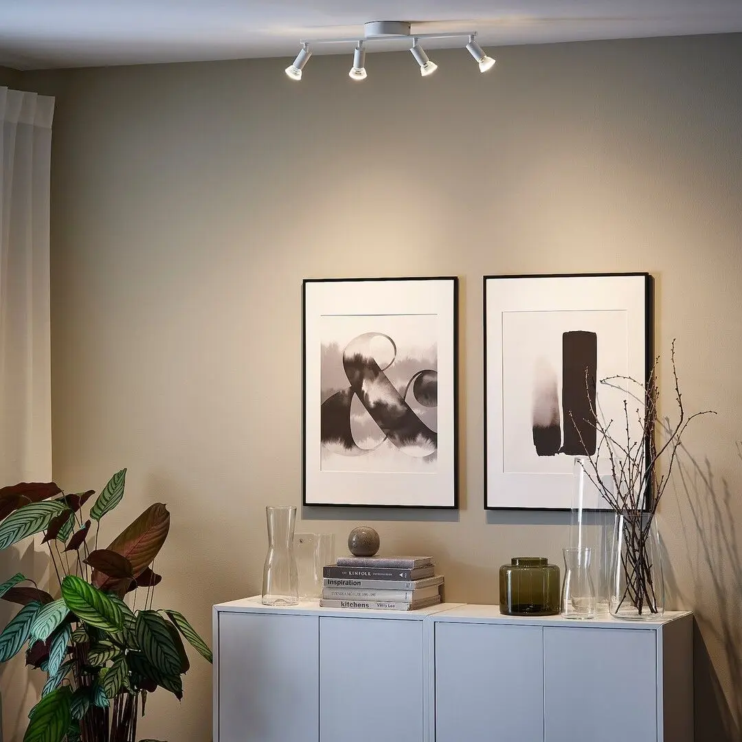 Plafoniera Ikea Krusnate 4-brate (Alb)