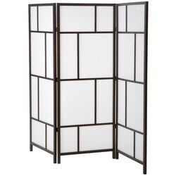 Ширма для комнаты Ikea Risor 216x185 (Белый/Черный)