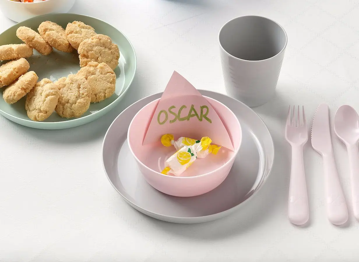 Set farfurie Ikea Kalas 804.613.80 19cm