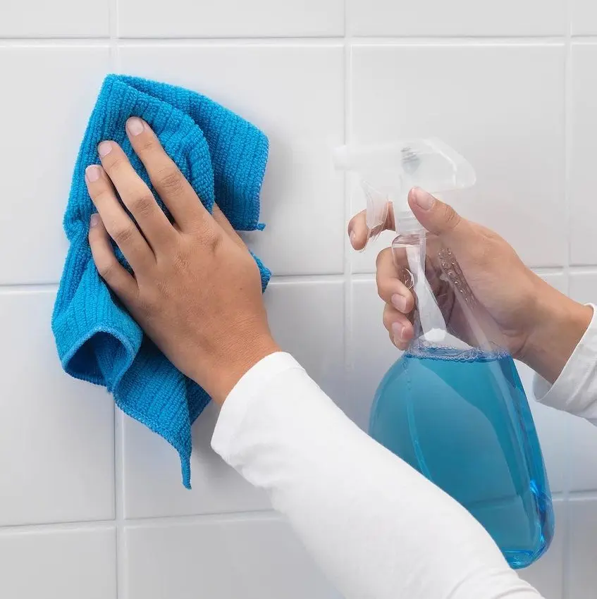 Suport prosoape cu ventuza Ikea Tisken (Alb)