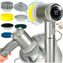 Perie electrică de curățare 5in1 Ikonka KX3295 (Silver) Thumb