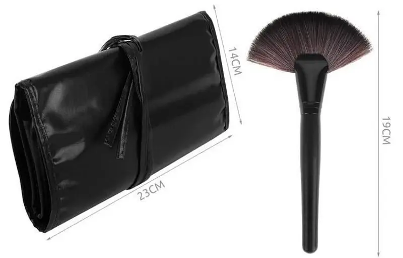 Set pensule de machiaj Iso Trade P8573 (Black)