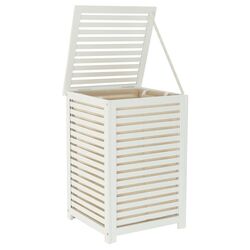 Cos pentru rufe Mobhaus Basket (White/Beige) Thumb