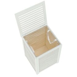 Cos pentru rufe Mobhaus Basket (White/Beige) Thumb