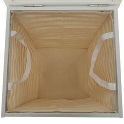 Cos pentru rufe Mobhaus Basket (White/Beige) Thumb