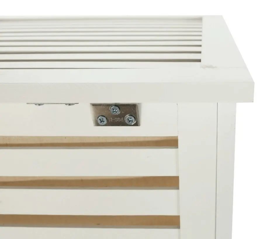 Cos pentru rufe Mobhaus Basket (White/Beige)