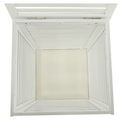 Cos pentru rufe Mobhaus Basket (White/Beige) Thumb