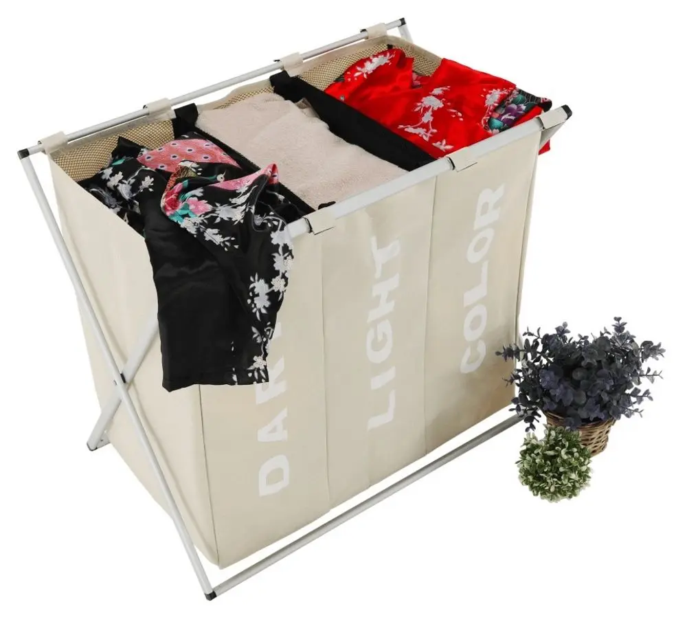 Корзина для белья Mobhaus Laundry Typ 3 (Gray-Beige) - 6