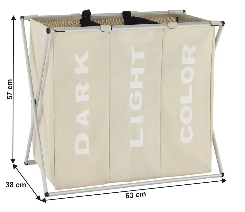 Корзина для белья Mobhaus Laundry Typ 3 (Gray-Beige) - 2