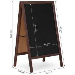 Stand de publicitate Modern Home TH-CBS (Brown/Black) Thumb