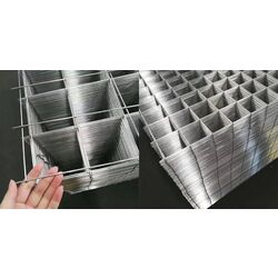 Panou de plasă sudată acoperit cu PVC Wire Mesh 1x2m (Green) Thumb