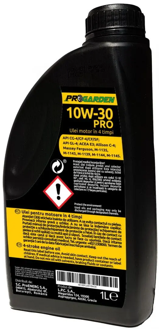 Ulei motoare Progarden Pro 10W-30 1L