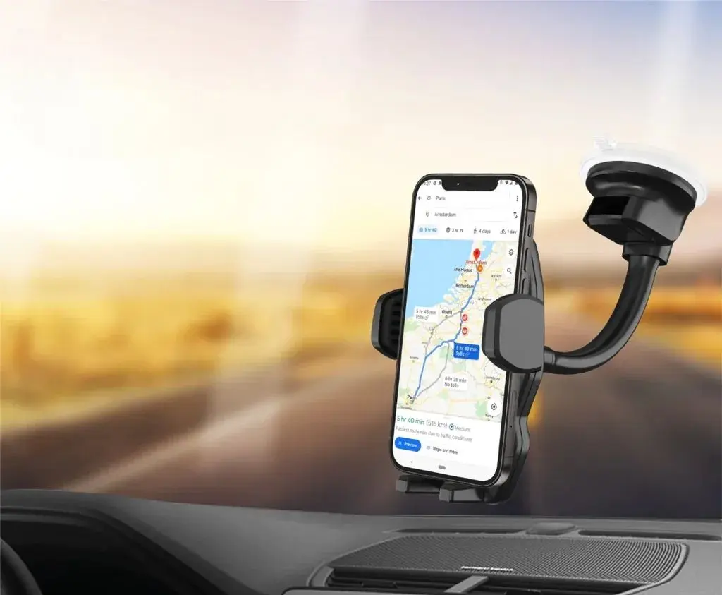 Автомобильный держатель для телефона Promate DashMount (Black)