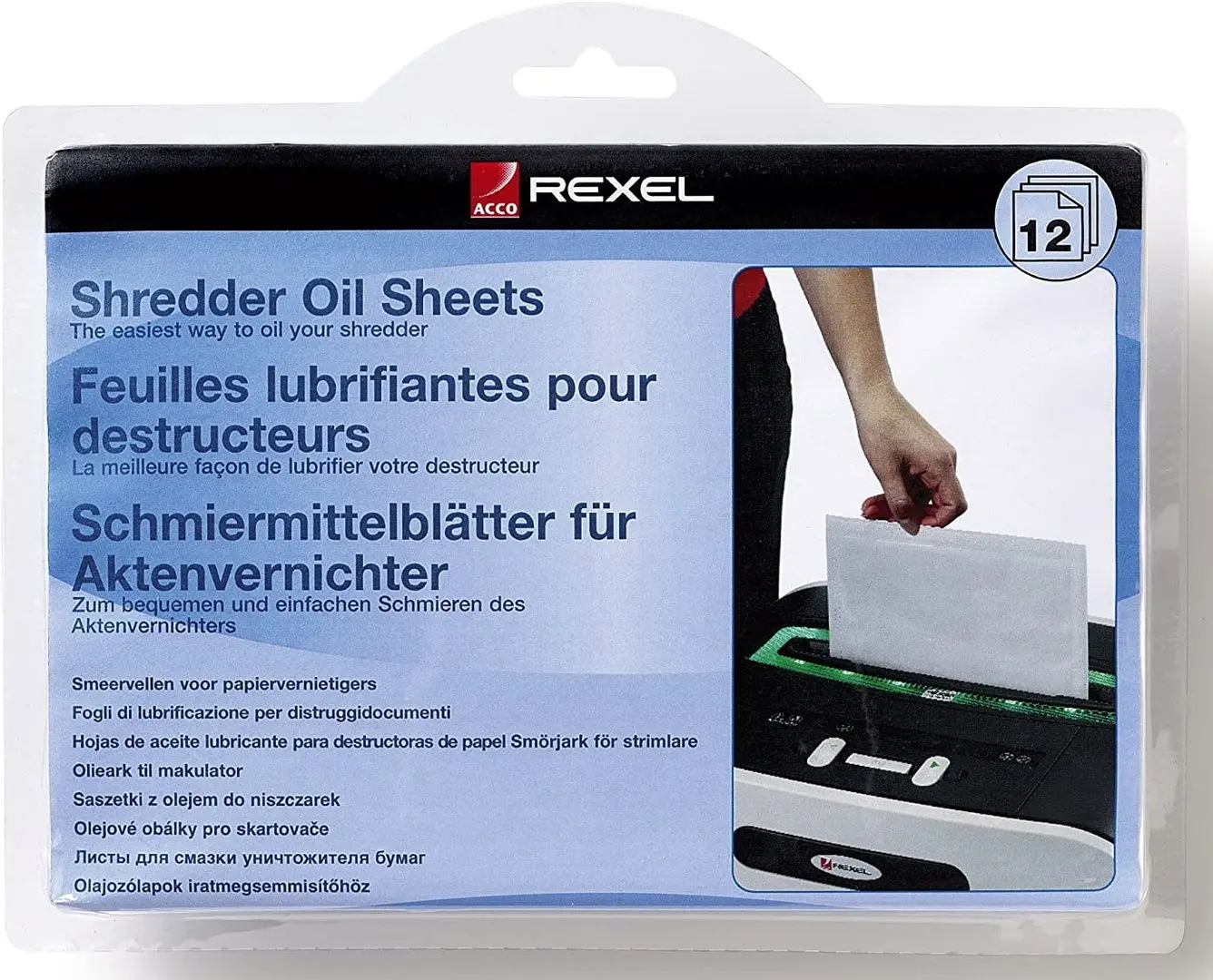 Салфетки масляные для шредера Rexel (2101948)