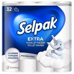 Туалетная бумага Selpak Extra 3 plies 32 rolls