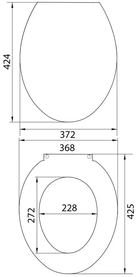 Сиденье с крышкой для унитаза SoloPlast SU-1 (White)