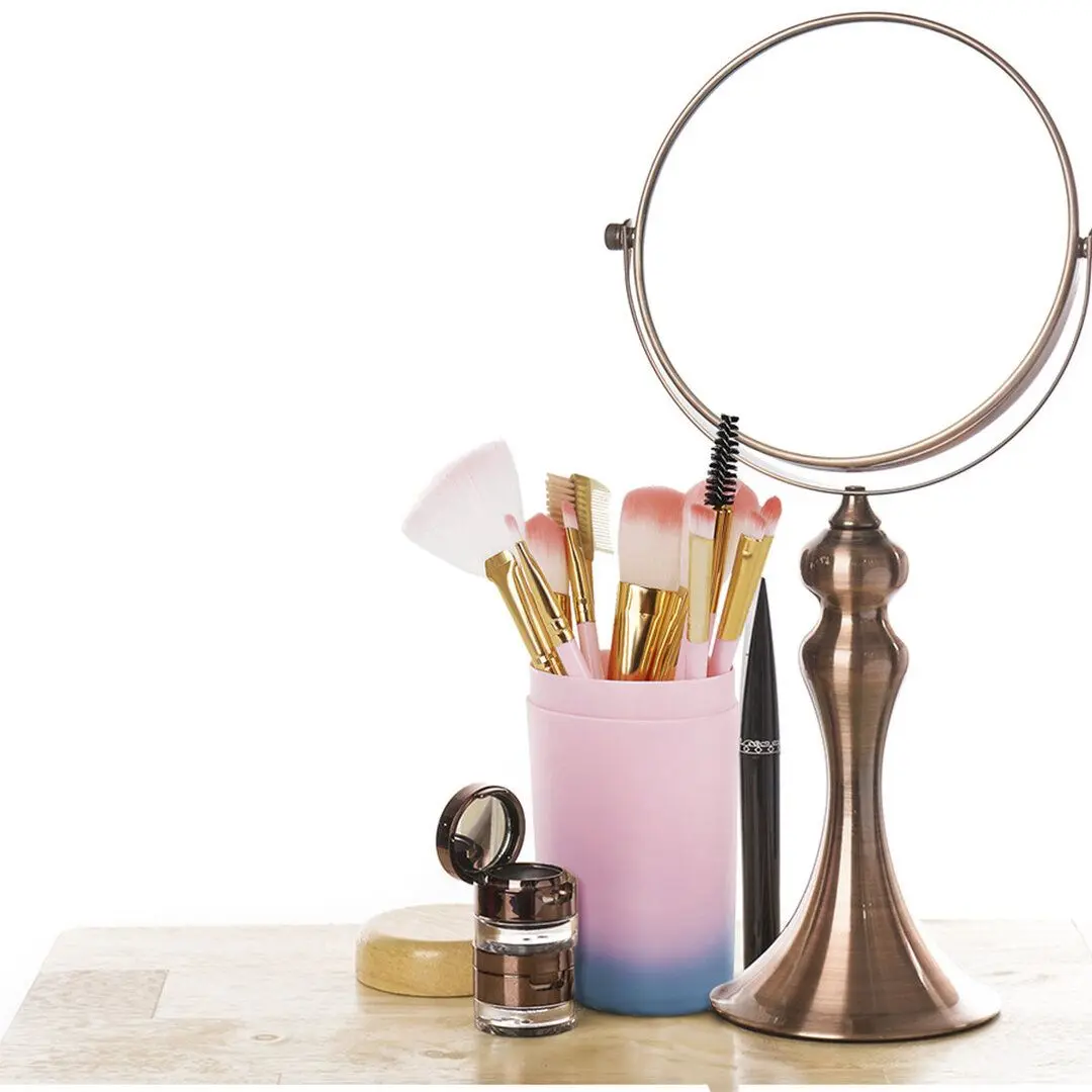 Набор кисточек для макияжа Soulima 8696 (Light Pink)