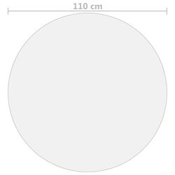 Protectie PVC pentru masa VidaXL 288253 110cm (Transparent) Thumb