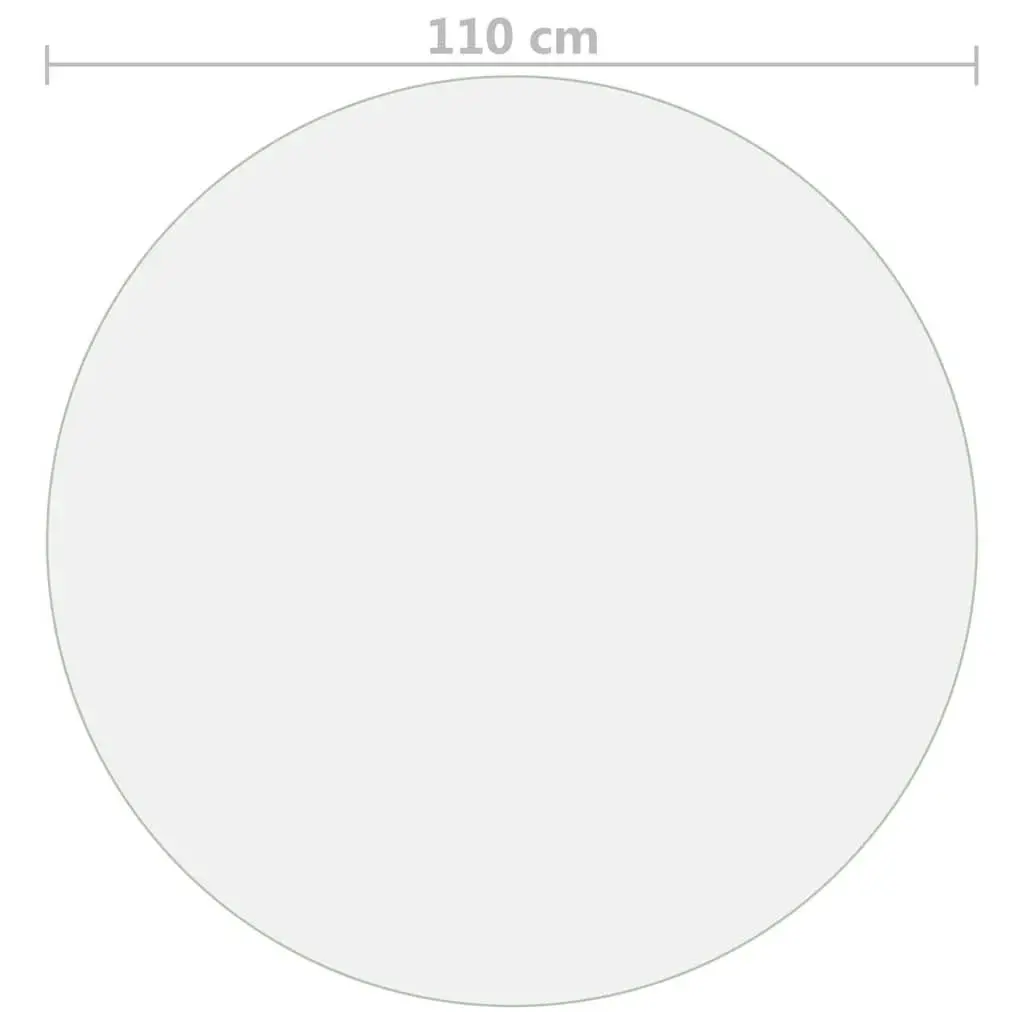 Protectie PVC pentru masa VidaXL 288253 110cm (Transparent)