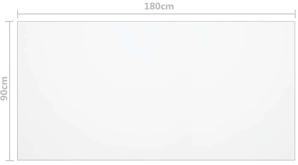Protectie PVC pentru masa VidaXL 288269 180x90cm (Transparent)