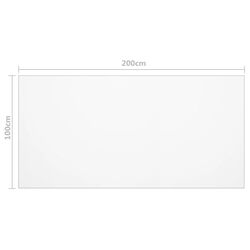 Protectie PVC pentru masa VidaXL 288272 200х100cm (Matte) Thumb