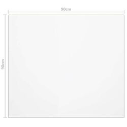 Защитная пленка ПВХ на стол VidaXL 288277 90x90cm (Transparent) Thumb