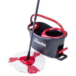 Set mop + galeata Vileda Turbo (Black/Red)