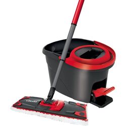 Set mop + galeata Vileda Ultramat Turbo (Black/Red)
