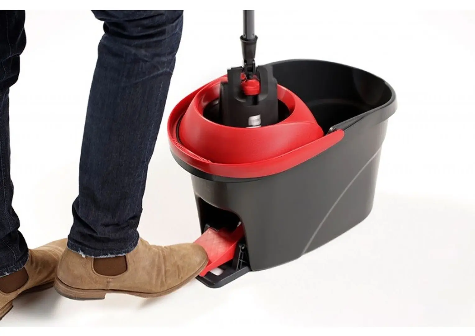 Набор швабра + ведро Vileda Ultramat Turbo XL (Black/Red)