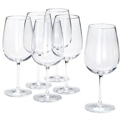 Set pahare pentru vin rosu Ikea Storsint 680ml (Transparent) Thumb