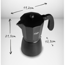 Гейзерная кофеварка Adler AD 4420 (Black) Thumb