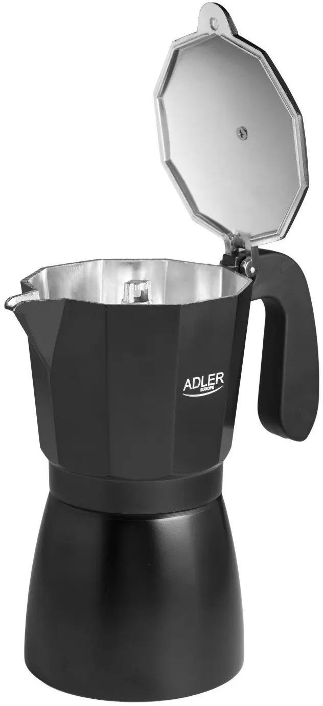 Гейзерная кофеварка Adler AD 4420 (Black) - 4