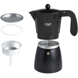 Гейзерная кофеварка Adler AD 4420 (Black) Thumb