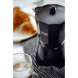 Гейзерная кофеварка Adler AD 4420 (Black) Thumb