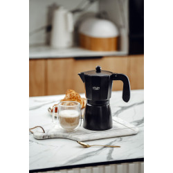 Гейзерная кофеварка Adler AD 4420 (Black) Thumb