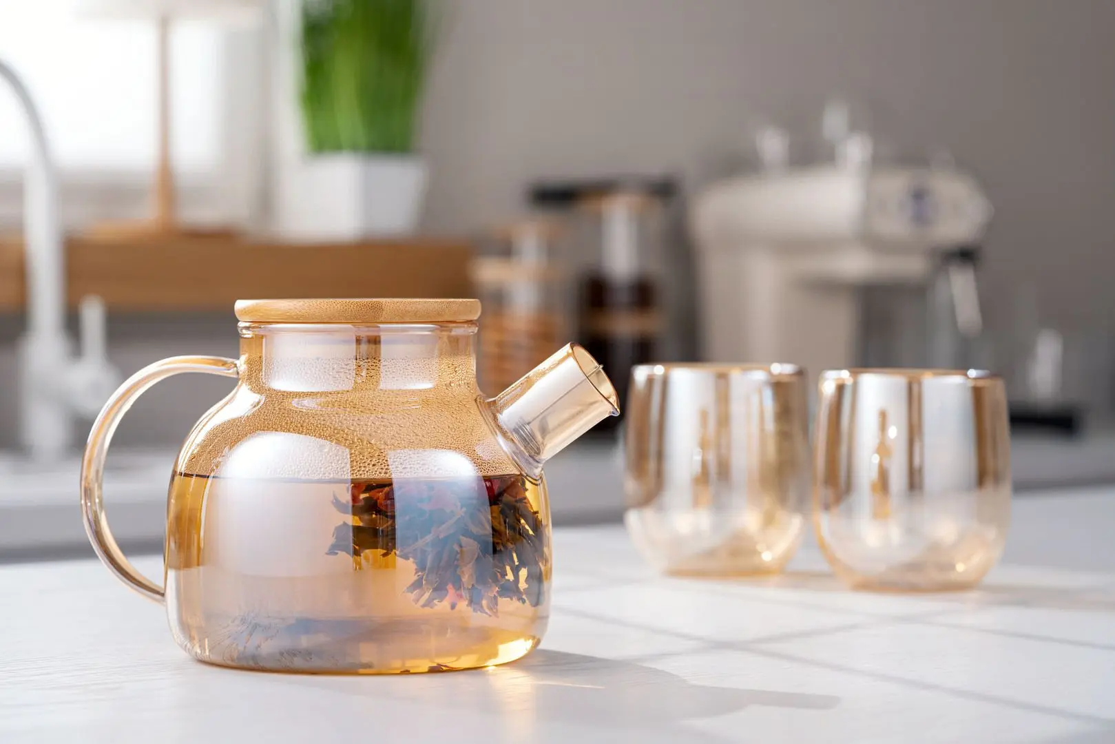 Infuzor Ardesto Golden Moon (Golden/Transparent)