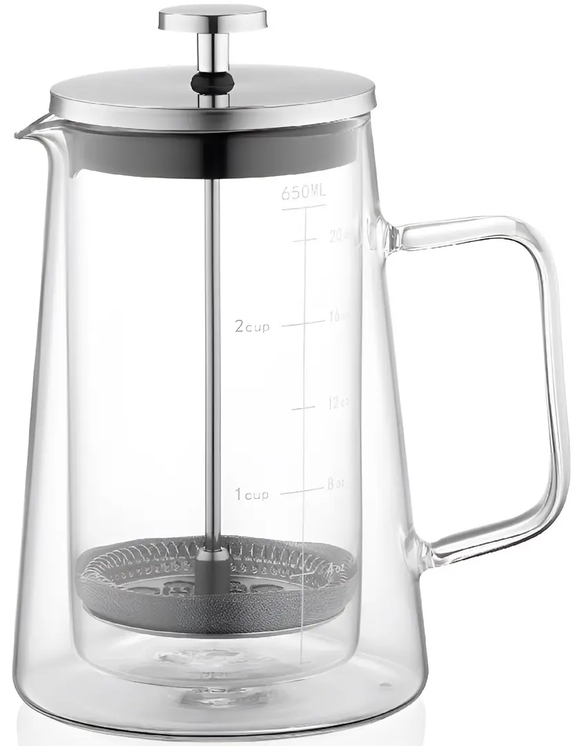 Заварочный чайник Ardesto Black Mars AR1906DW (Transparent)