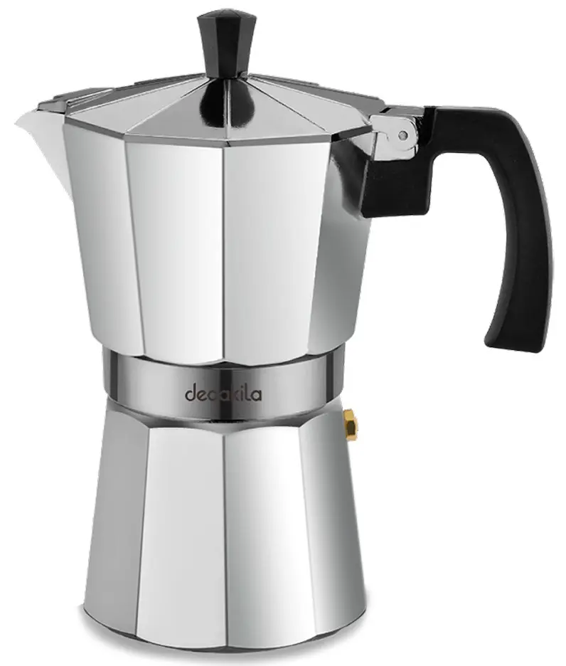 Гейзерная кофеварка Decakila KMCF025M (Inox/Black)