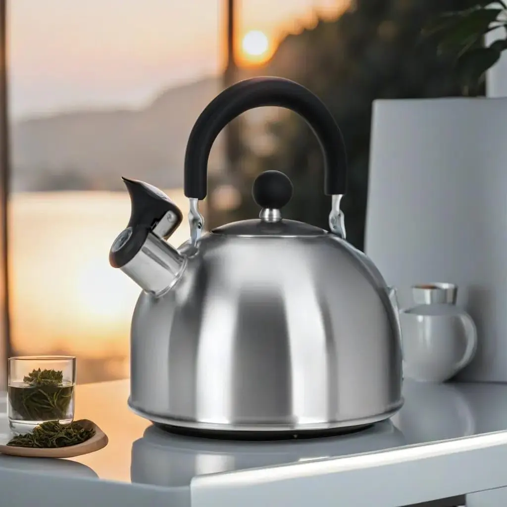 Чайник Excellent Houseware 17047 (Inox/Black)