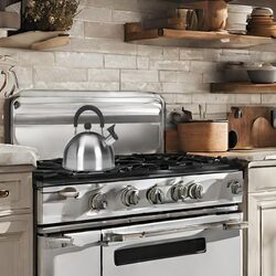 Чайник Excellent Houseware 17047 (Inox/Black) Thumb