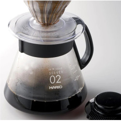 Кофейник Hario V60 XVD-60B-EX (Transparent/Black) Thumb